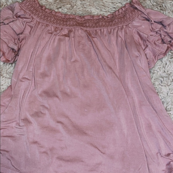 American Eagle Off-The-Shoulder Shirt - Picture 1 of 5